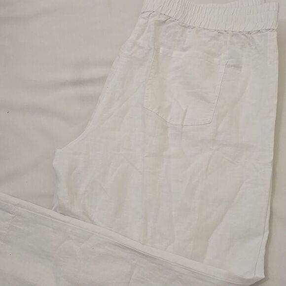 Olsen Europe Anna wide leg linen pants XL - Picture 8 of 10
